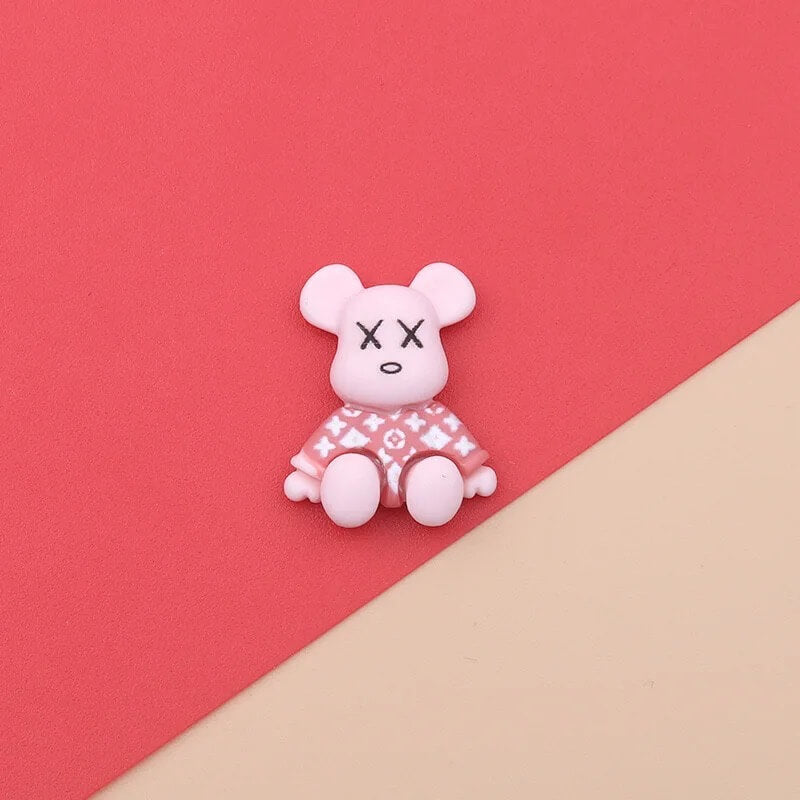 Nail Charm 3D Bear Brick 2 pcs/bag - Premier Nail Supply