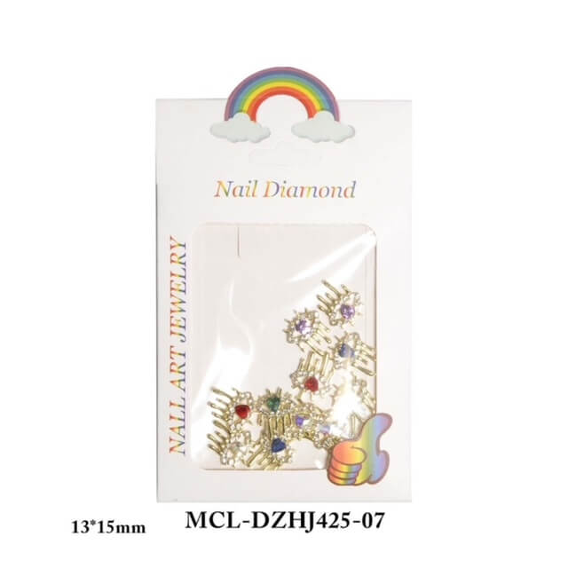 Nail Charm Lip Rhinestone Color 12 pcs/bag - Premier Nail Supply