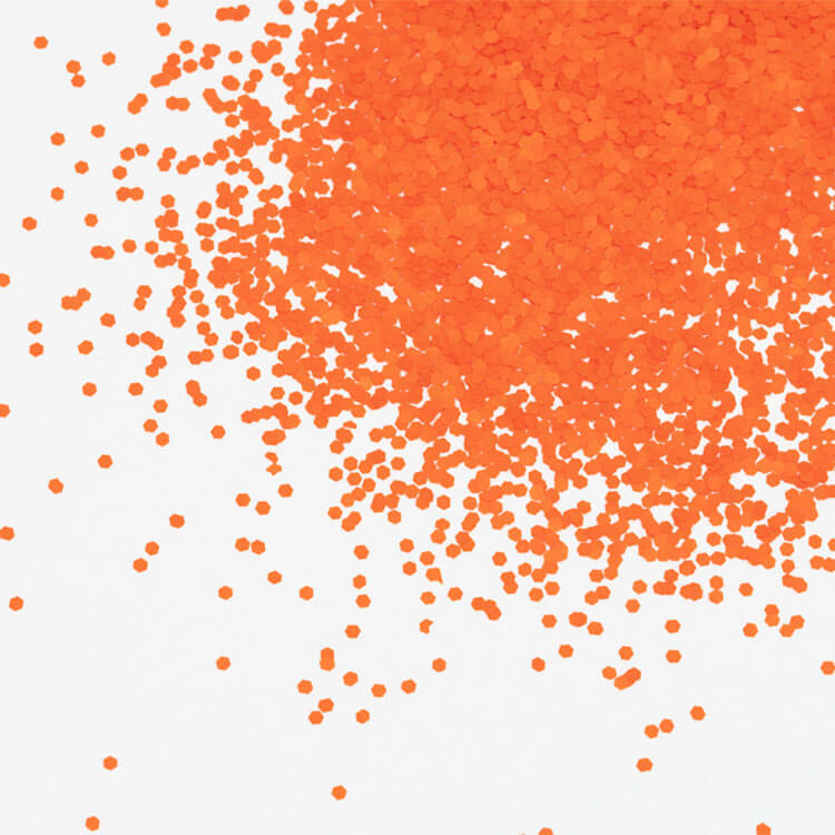 Lechat Neon Orange Glitter - Premier Nail Supply