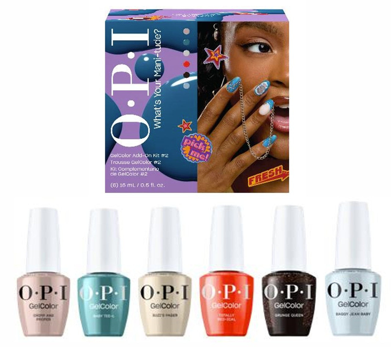 OPI GelColor Intelli-Gel Set - What's Your Mani‑tude GelColor Add-On Kit #2 Collection OPI