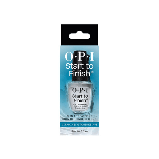 OPI Nail Lacquer - Start-To-Finish Base Coat, Topcoat & Strengthener 0.5 oz - Premier Nail Supply