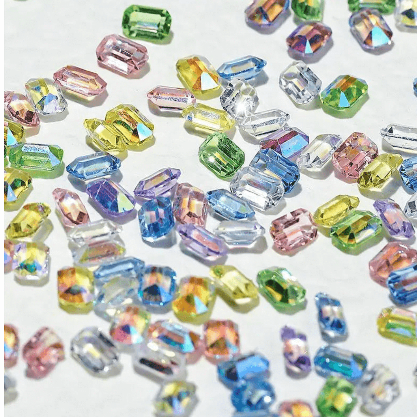 Rhinestones Crystal AB Craft Flatback 90 pcs/box - Premier Nail Supply
