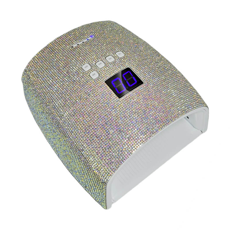 Nail LED Lamp Rechargeable, Cordless Full Rhinestones Cover on Surface - Premier Nail Supply