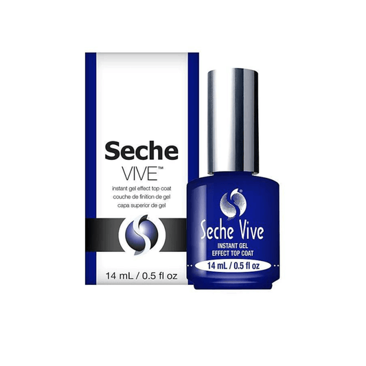 Seche Vive - Instant Gel Effect Topcoat 0.5oz (Blue) - Premier Nail Supply