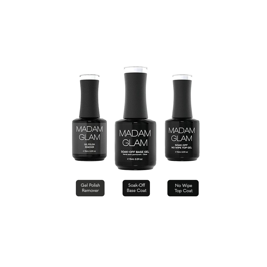 "Base Coat, Top Coat & Remover" Bundle