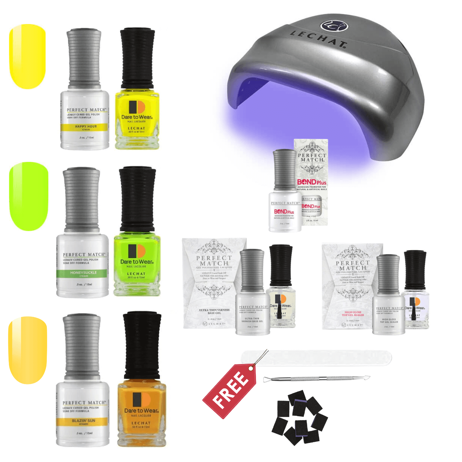 Manicure & Pedicure Gelcolor Neon Kit - Premier Nail Supply