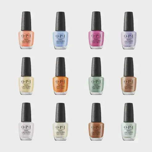 OPI - Spring '23 Nail Lacquer - 12 PC Chipboard Display - Premier Nail Supply