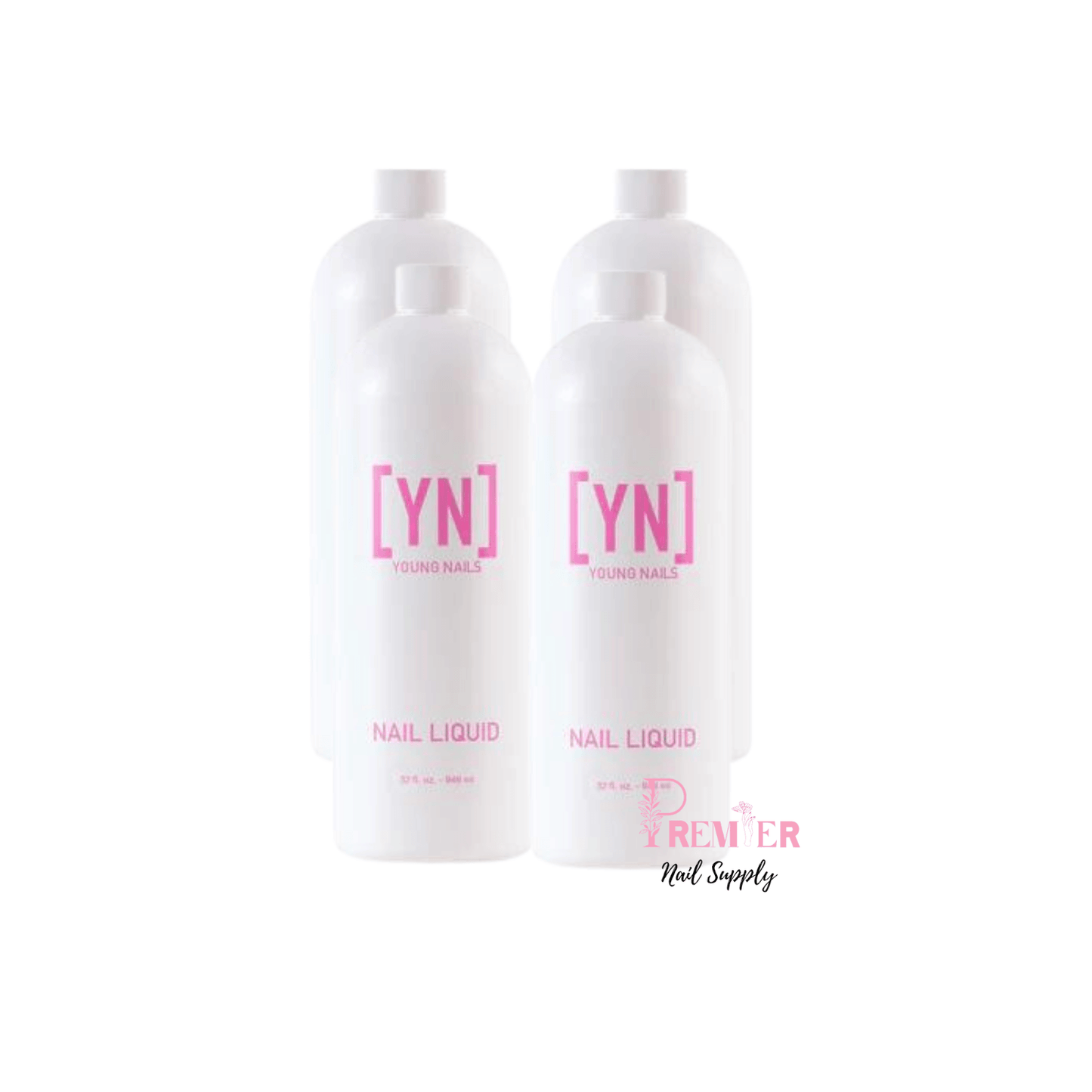 Young Nails Liquid Monomer 32 oz Bundle (4 bottles/case) - Premier Nail Supply