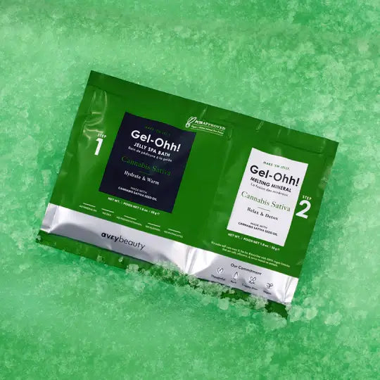 Avrybeauty- Gel Ohh! Jelly Spa Pedi Bath Cannabis Sativa 30sets/Box