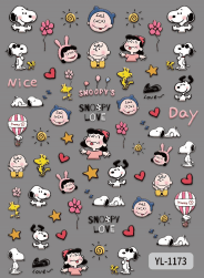 Nail Sticker Snoopy's Valentines #YL1173