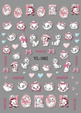 Nail Sticker Marie Cat #YL1002