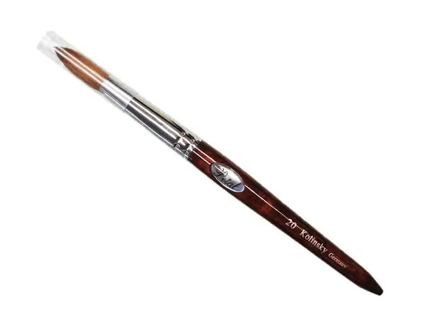 Petal acrylic nail brush kolinsky red wood size 20 #2523-48