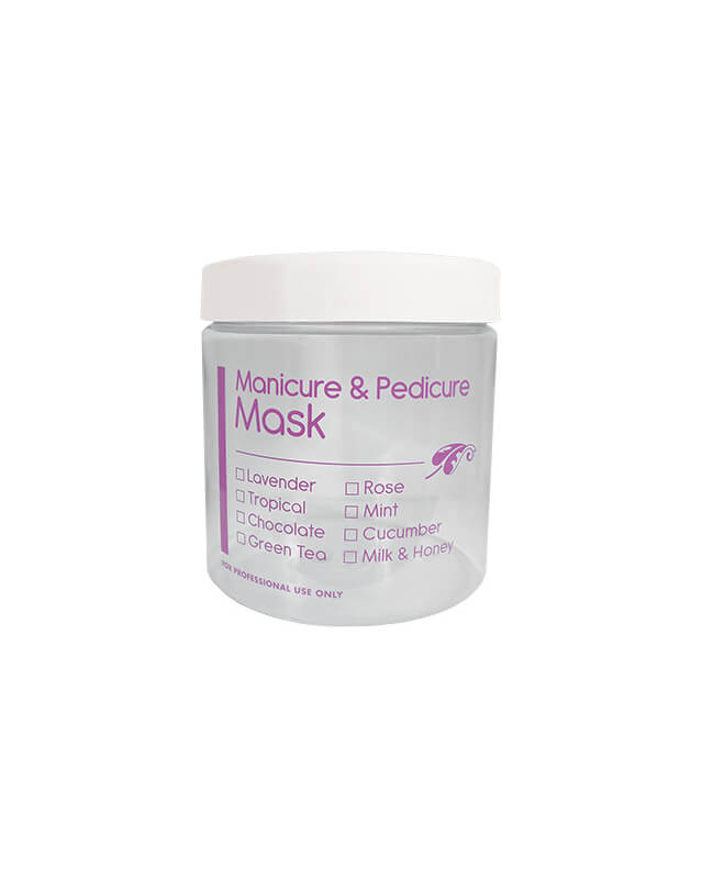 Empty Jar 16 oz Pedicure Mask #FSC497 - Premier Nail Supply