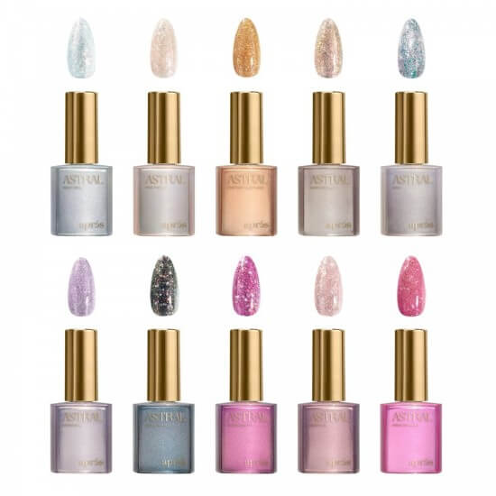 Aprés Astral Collection Flash Glitter 10pc Set