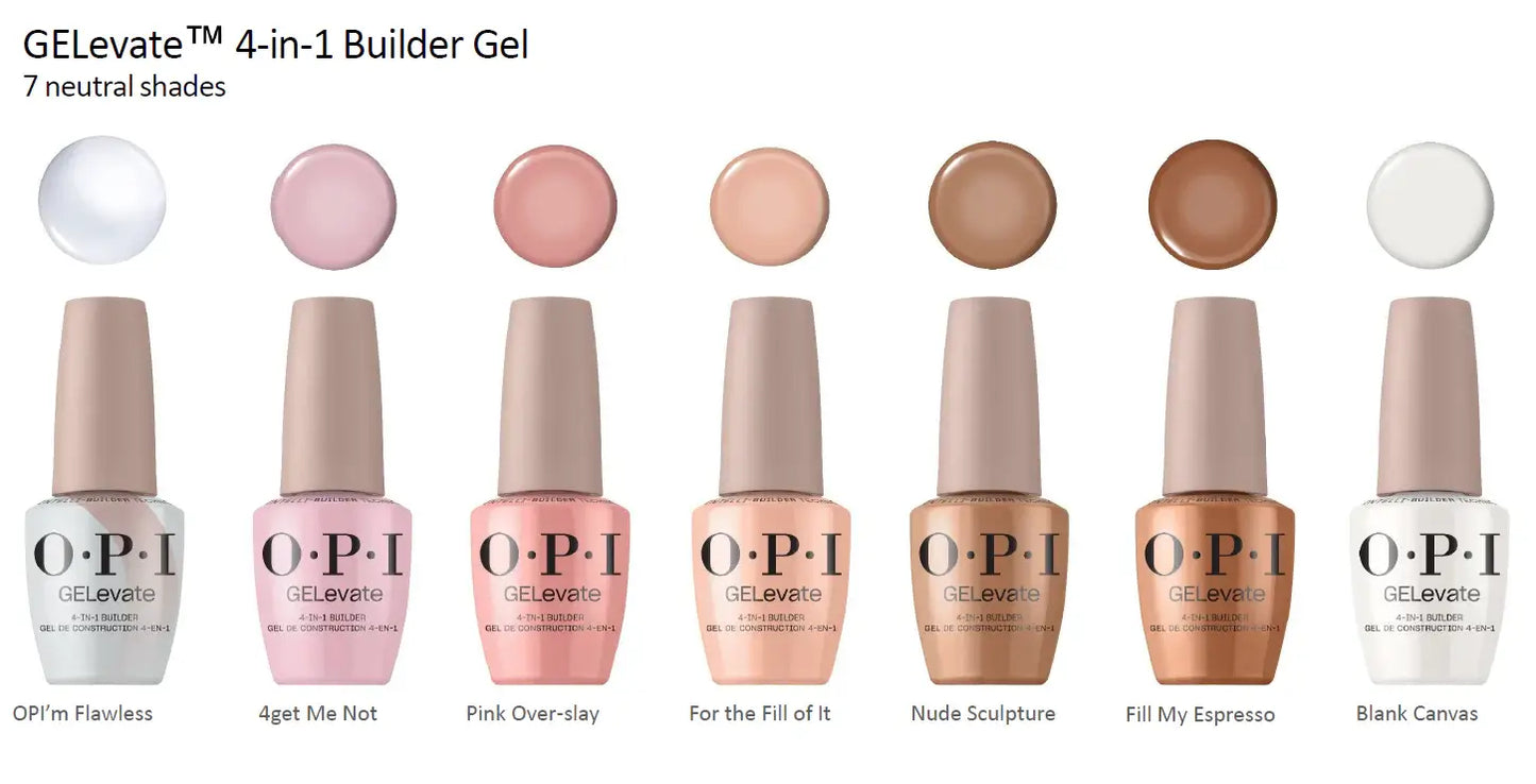 OPI Gel evate 4in1 Builder Gel Set