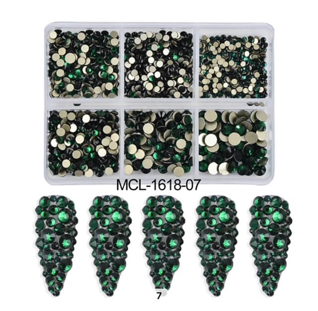 Nail Art Rhinestone Round Shape Flatback - Premier Nail Supply