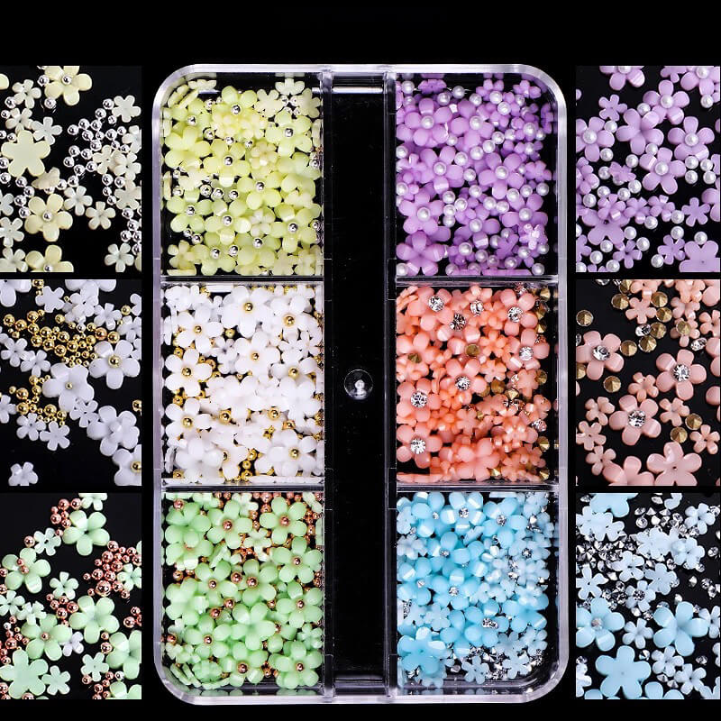 Acrylic Flowers 3D Nail Art - Premier Nail Supply