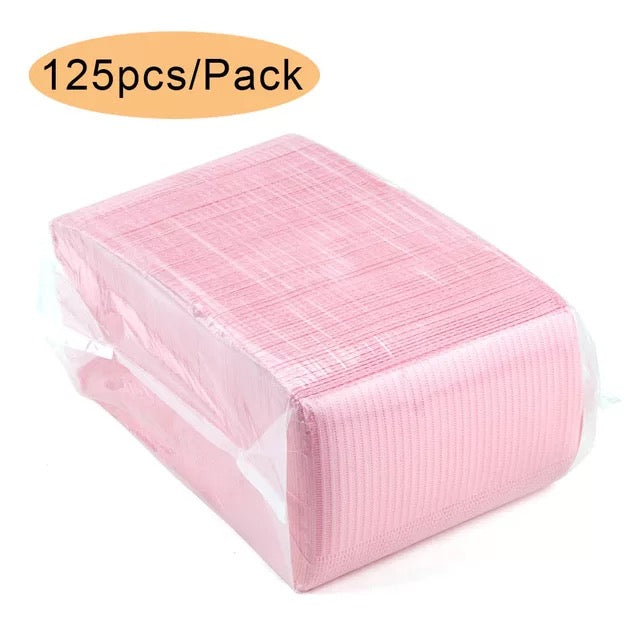 Disposable Dental, Nail, Tattoo Bib 125pcs/Bag - Premier Nail Supply