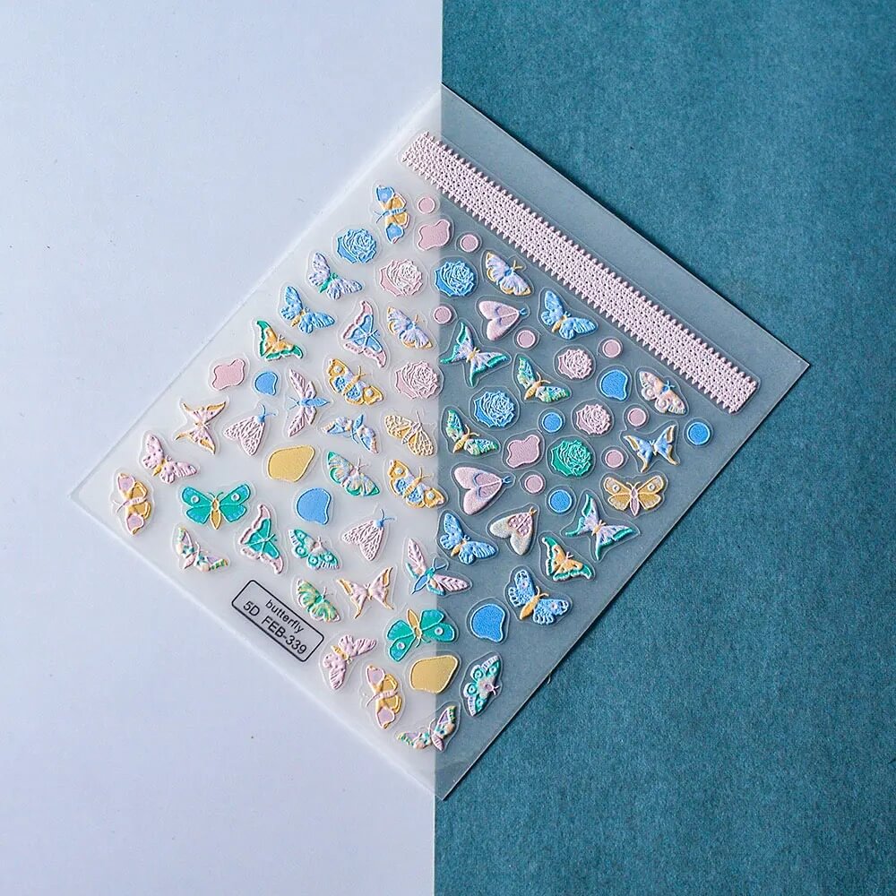 Nail Sticker 5D Butterfly - Premier Nail Supply