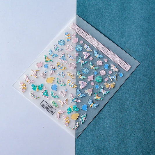 Nail Sticker 5D Butterfly - Premier Nail Supply