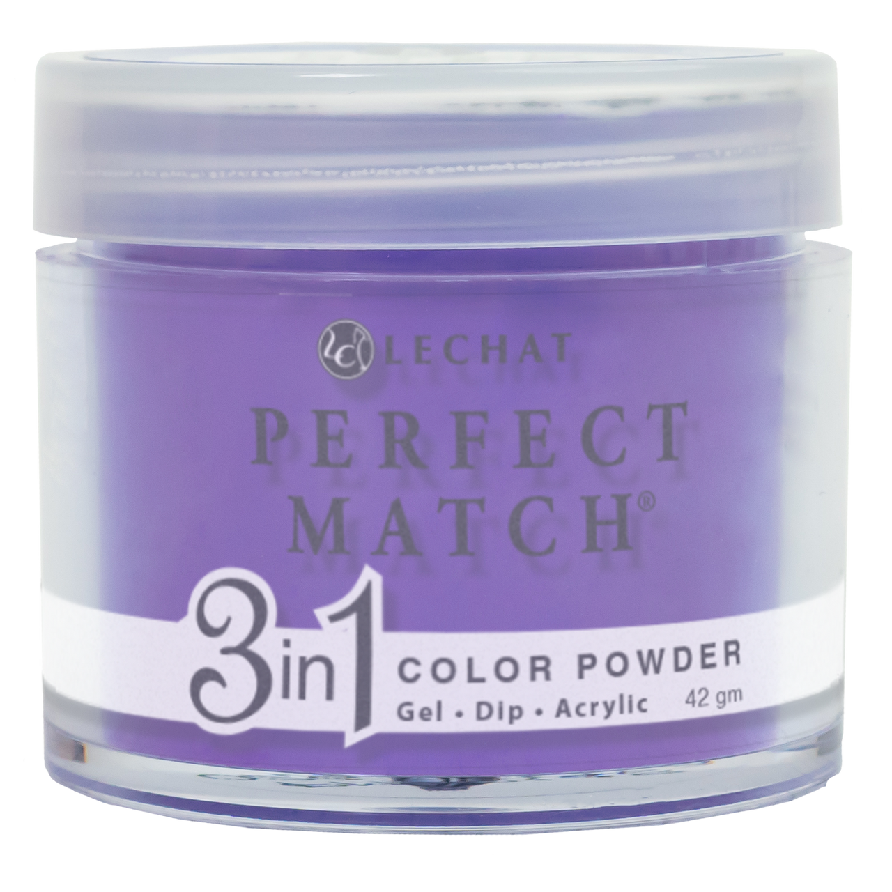 LeChat Perfect Match Dip Powder - Pure Purple 0.5 oz - #PMDP016N - Premier Nail Supply