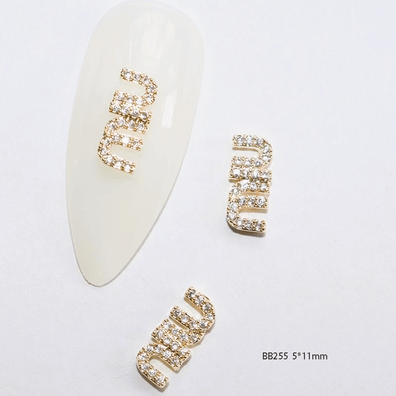 Nail Charm BB255- 2pcs/Bag
