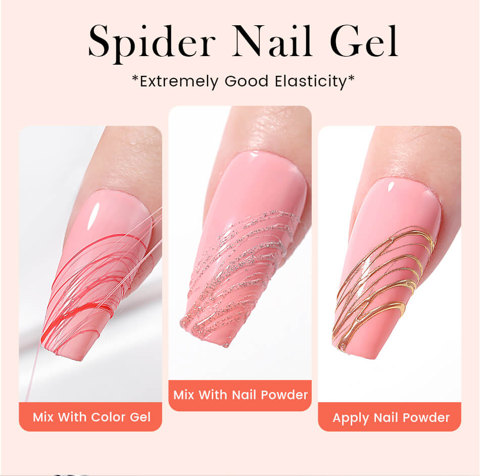 Born Pretty - Pro Solid Clear Spider Gel #SG01