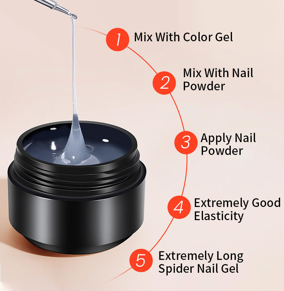 Born Pretty - Pro Solid Clear Spider Gel #SG01