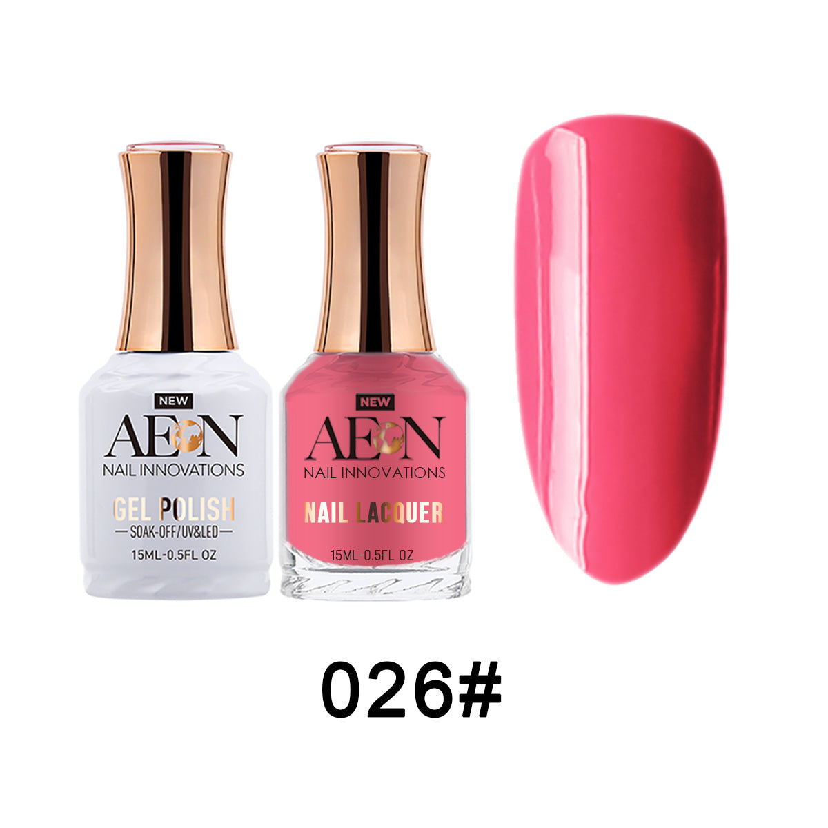 Aeon Gel & Lacquer - A Bit Shy - #26 - Premier Nail Supply