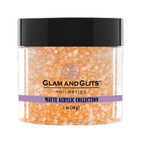 Glam & Glits Matte Acrylic Powder Tropical Citrus 1oz - MAT616 - Premier Nail Supply