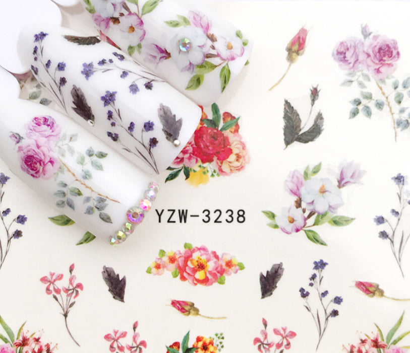 Blooming flowers YZW-3238 - Premier Nail Supply