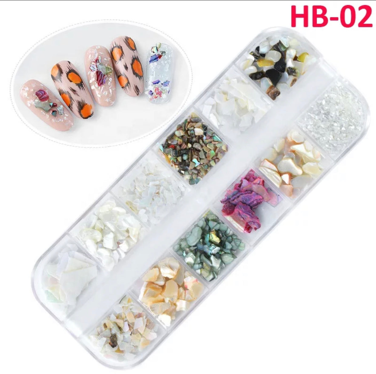 Fashion Seashells Jewelry 3D Charms Nail Art Design HB - Premier Nail Supply