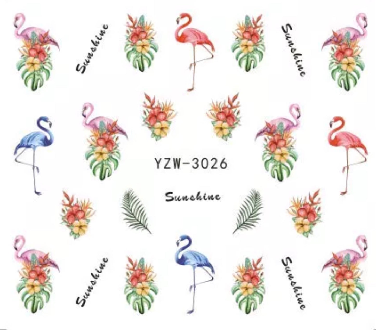 Sunshine Flamingo - YZW-3026 - Premier Nail Supply