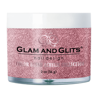 Glam & Glits Acrylic Powder Color Blend (Glitter)  Pink Moscato 2 oz - BL3095 - Premier Nail Supply