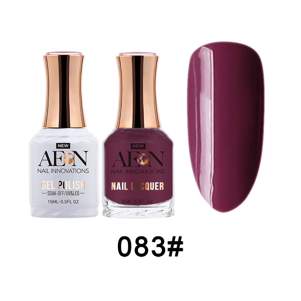 Aeon Gel & Lacquer - Black Cherry - #83 - Premier Nail Supply