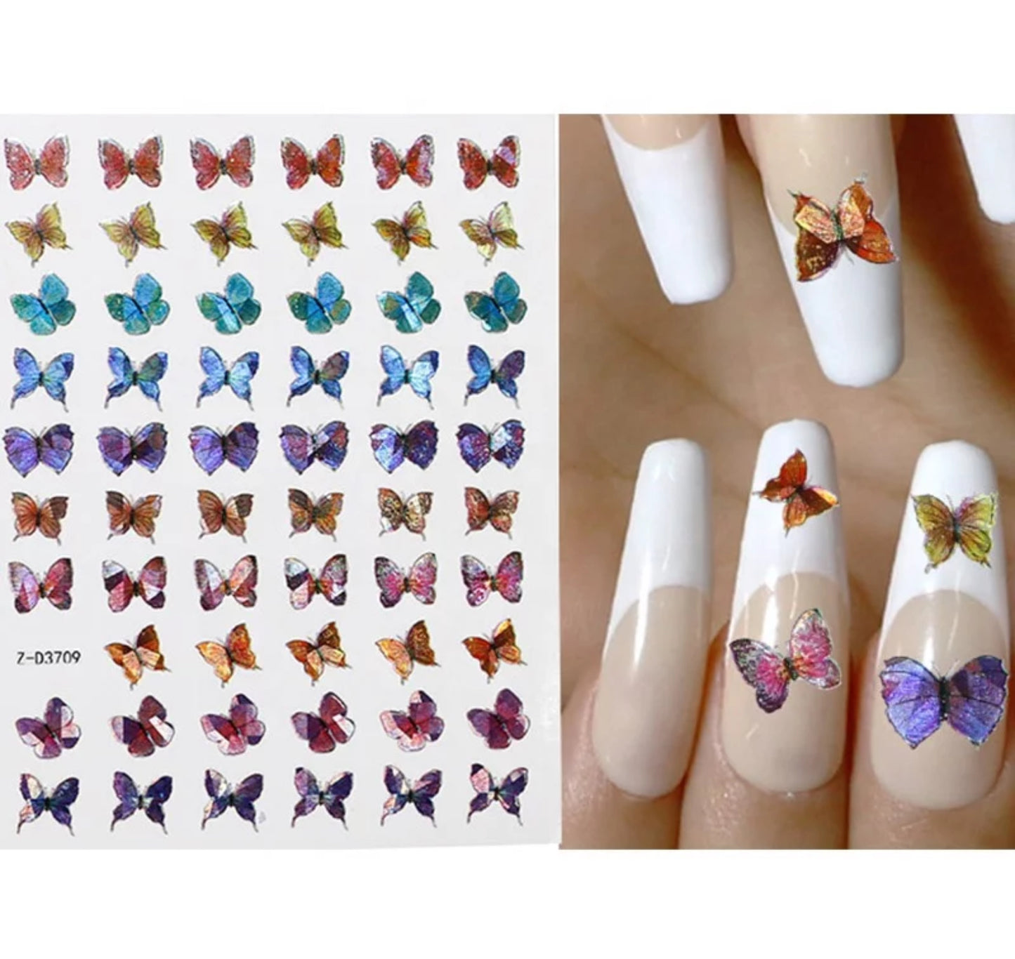 Holographic Butterfly Z-D3709 - Premier Nail Supply
