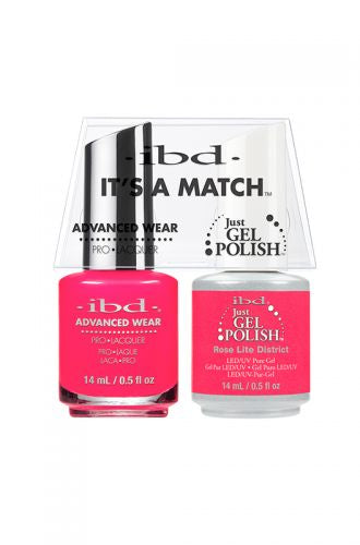 IBD Advanced Wear Color Duo Rose Lite District - #65493 - Premier Nail Supply