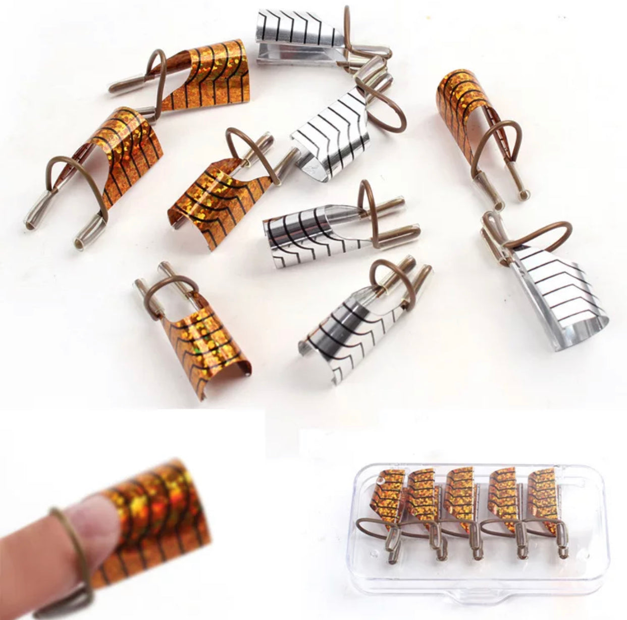 Reusable Nail Forms 5pcs - #RF05 - Premier Nail Supply