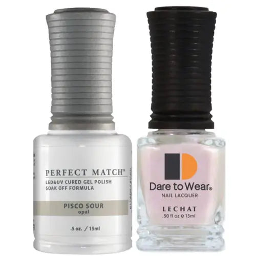Lechat Perfect Match Gel Polish & Nail Lacquer - Pisco Sour 0.5 oz - #PMS019 - Premier Nail Supply