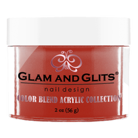 Glam & Glits Acrylic Powder Color Blend Caught Red Handed 2 oz - Bl3042 - Premier Nail Supply