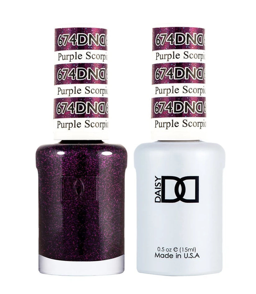 DND  Gelcolor - Purple Scorpio 0.5 oz - #DD674 - Premier Nail Supply