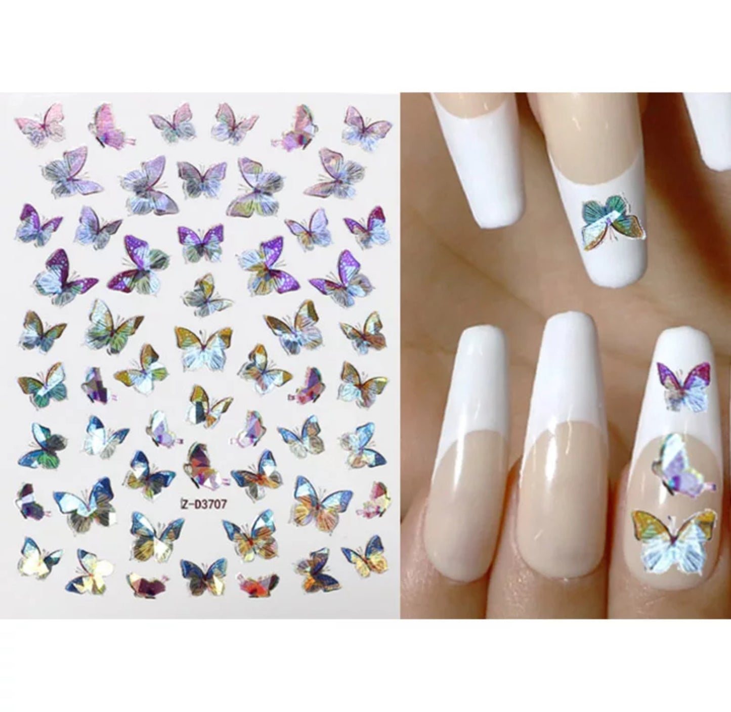 Holographic Butterfly Z-D3707 - Premier Nail Supply
