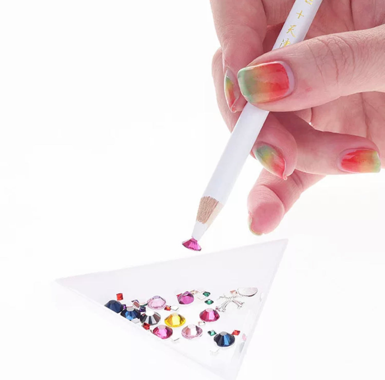 White Wax Picking Rhinestone - Premier Nail Supply