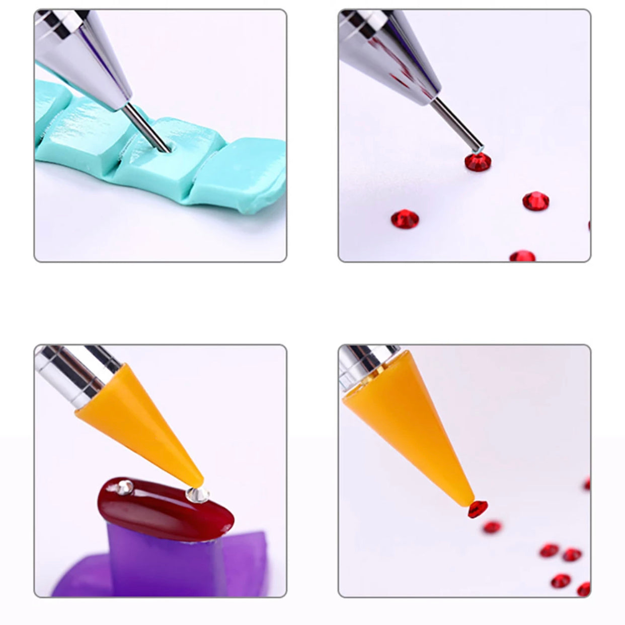 Wax Pen Rhinestone Picker 2 way #470211 - Premier Nail Supply