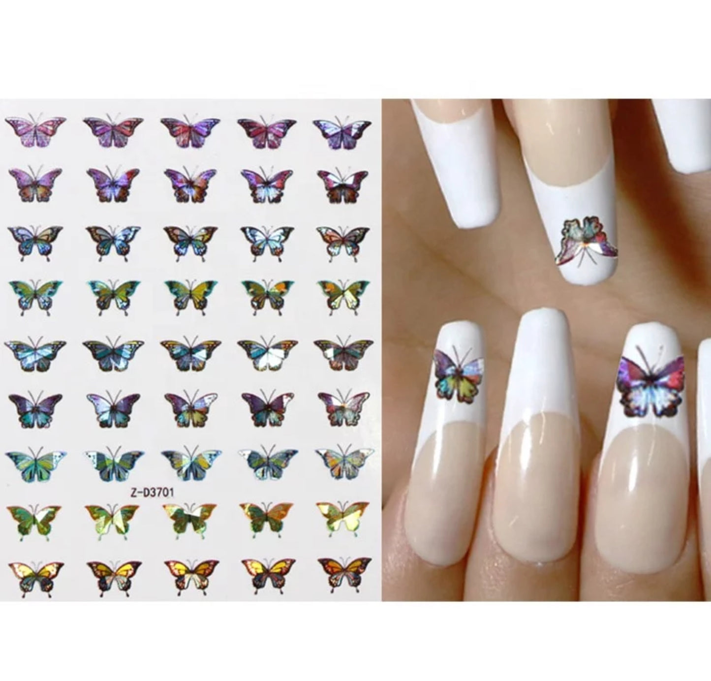 Holographic Butterfly Z-D3701 - Premier Nail Supply