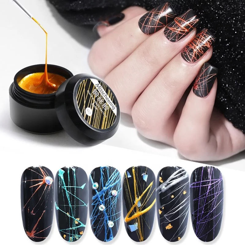 Glowing The Dark Spider Gel - Green #2 - Premier Nail Supply