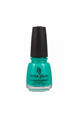 China Glaze Lacquer - Turned Up Turquoise 0.5 oz - # 70345 - Premier Nail Supply