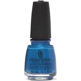 China Glaze Nail Lacquer - I Truly Azure You (Aqua Shimmer) 0.5 oz - #80016 - Premier Nail Supply