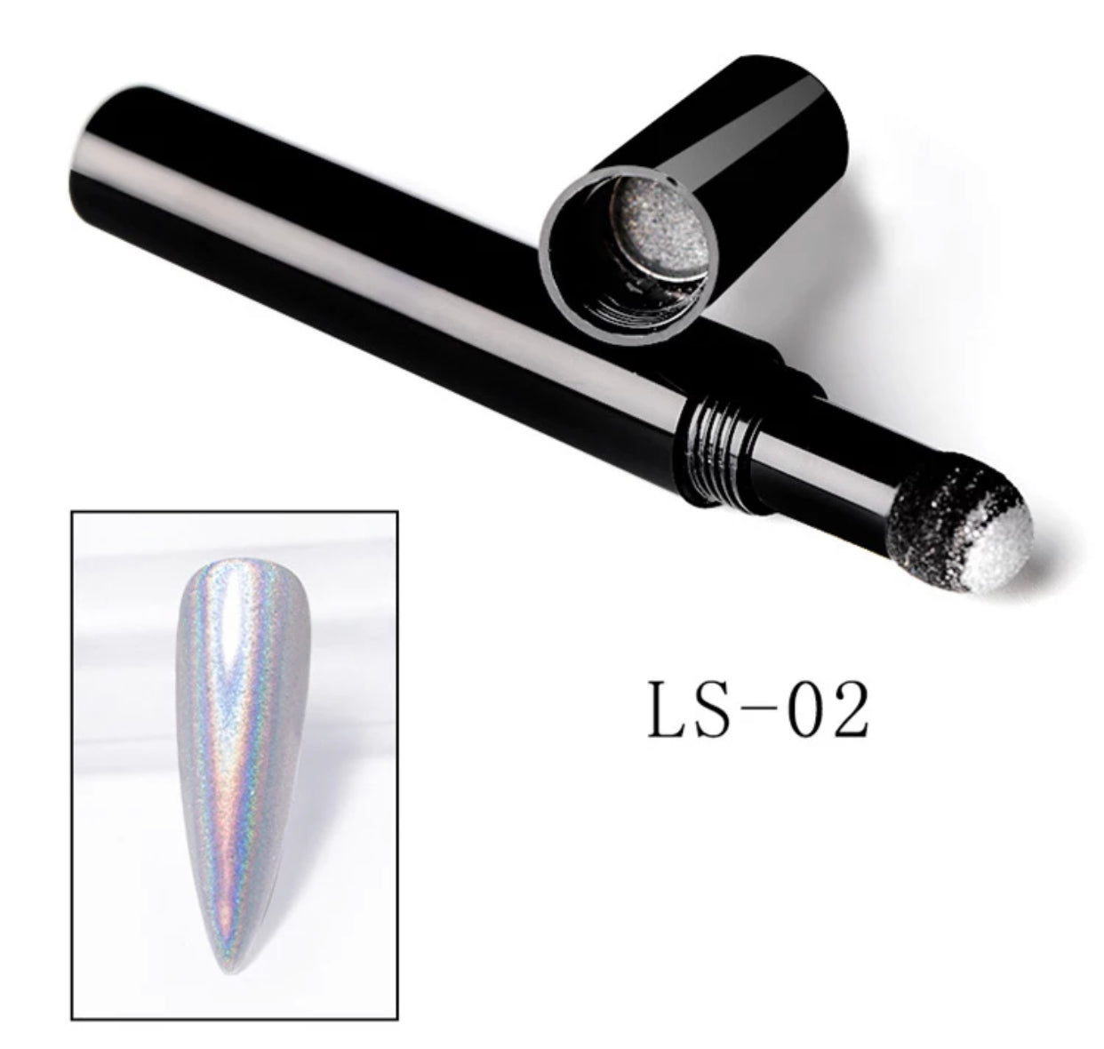 Holographic Laser Chrome Powder Pen - Premier Nail Supply
