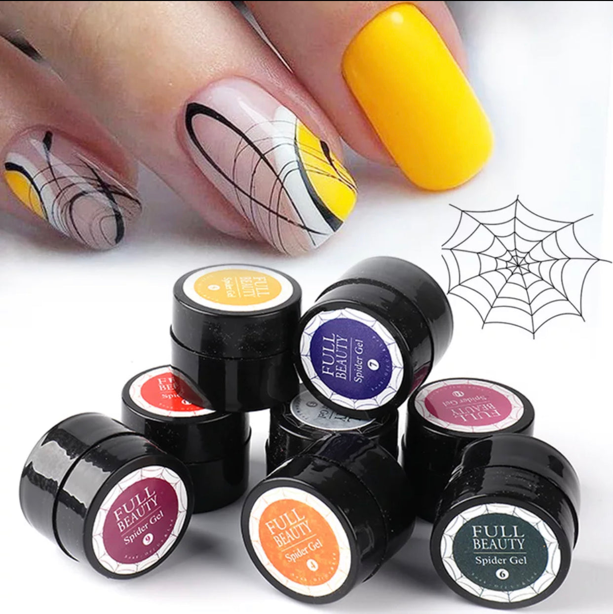 Spider Gel 12 Colors/Set - Premier Nail Supply